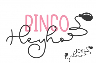 Bingo Heyho Font Download