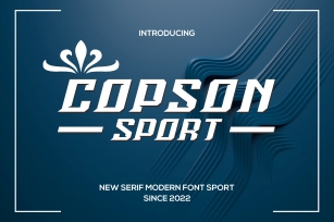 CopsonSport Font Download