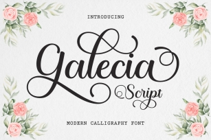 Galecia Script Font Download