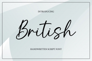 British Font Download
