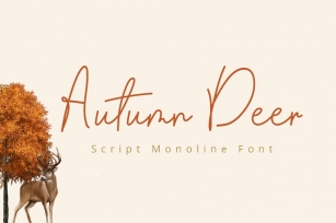 Autumn Deer Font Download