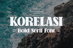 Korelasi - Bold Serif Font Font Download
