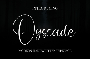 Oyscade Font Download