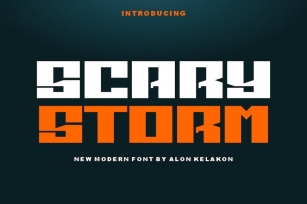 Scary Storm Font Download