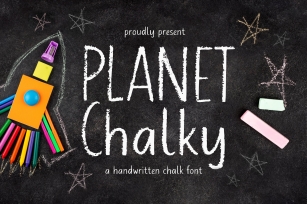Planet Chalky Font Download