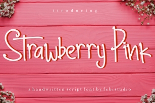 Strawberry Pink Font Download