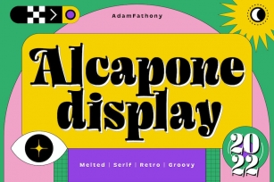 Alcapone Display Font Download