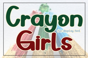 Crayon Girls Font Download