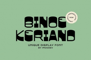 Binoe Keriand - Creative Font Font Download