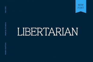 Libertarian Modern Serif Font Font Download