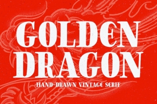 Golden Dragon - Hand-drawn Serif Font Download
