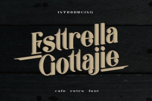 Estrella Gottajie - Retro Font Font Download