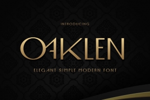 Oaklen - Elegant Font Font Download