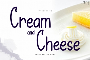 Cream and Cheese Font Download