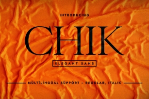 Chik Font Download