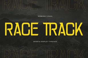 Race Track - Sports Font Font Download