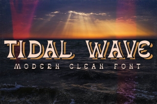Tidal wave Font Download