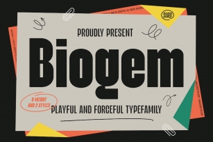 Biogem - Font Family Font Download