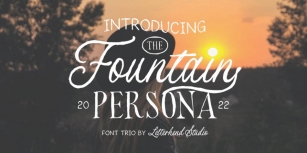 Fountain Persona Font Download
