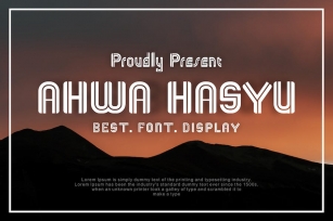 AHWA HASYU FONT Font Download
