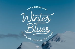 Winter Blues Font Download