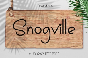 Snogville Font Download