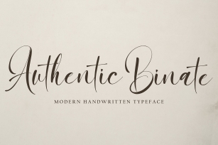 Authhentic Binate Font Download