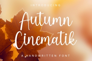 Autumn Cinematik Font Download