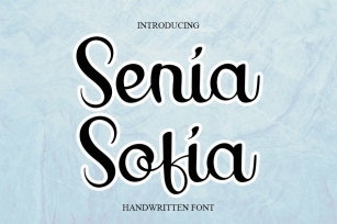 Senia Sofia Font Download