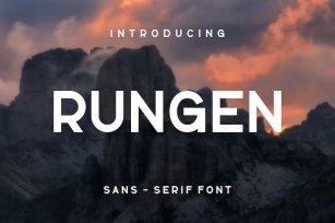 Rungen Font Font Download