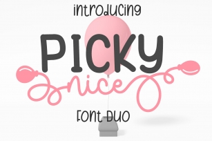 Picky nice Font Download