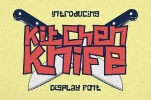 Kitchen Knife Font Download