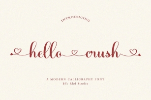 Hello Crush Font Download