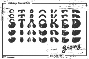 Groovy Stacked Font Download