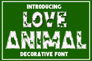 Love Animal Font Download