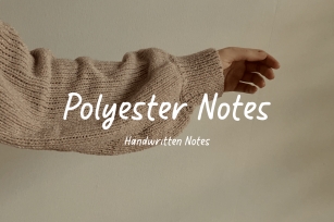 Polyester Notes Font Download