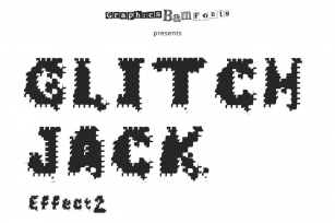 Glitch Jack Effect 2 Font Download