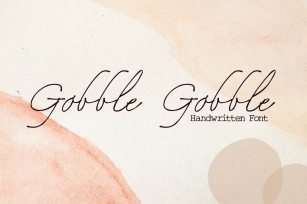 Gobble Gobble Font Download