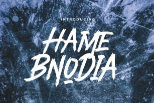 Hame Bnodia Font Download