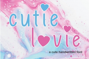 Cutie Lovie Font Download