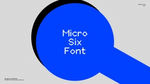 Micro Six Font Download