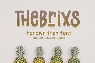 Thebrixs - Handwritten Font Font Download