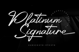 Platinum Signature Font Download