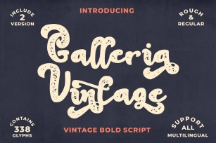 Galleria Vintage - Vintage Bold Script Font Download