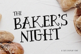 The Baker's Night Font Download
