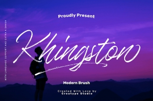 Khingston Brush Script Font Download