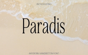 Paradis Font Download