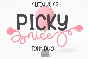 Picky Nice Duo Font Download