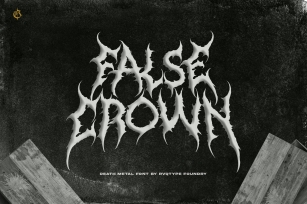 False Crown (Death metal font) Font Download