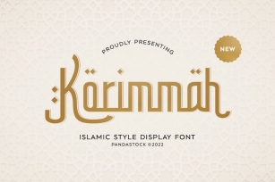 Korimmah - Arabic Style Typeface Font Download
